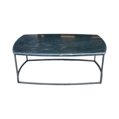 Salon Zwart Marmer+metalen frame 110x60x41 Uniek