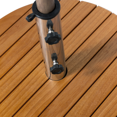Monica tuin parasolvoet hout naturel 37xo49cm [fsc]