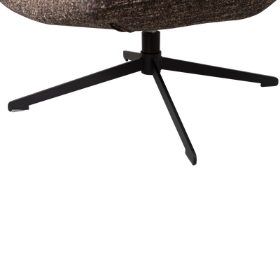 Milaro draaifauteuil naturel melange