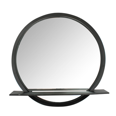 Spiegel metaal met onderzetter