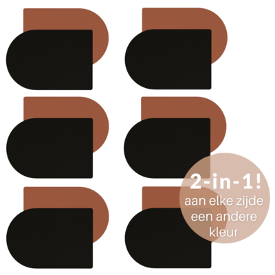 HOYA living Placemat dubbelzijdig kunstleer