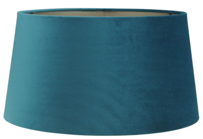 Staande lampenkap Palermo velours blauw
