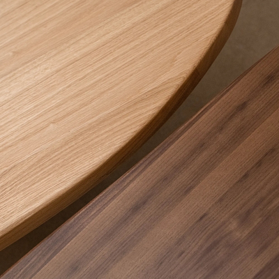 Studio HENK Eettafel Federico Eiken donkerbruin 100cm breed