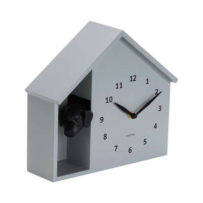 Wandklok Peeking Doggy