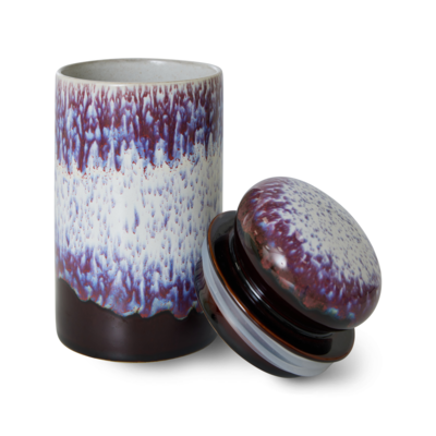 HKliving voorraadpot 70's Ceramics  - Yeti