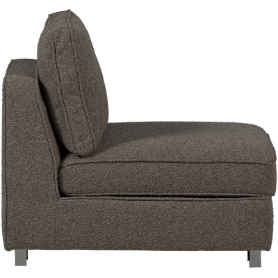 Lazy 1-zits element boucle antraciet