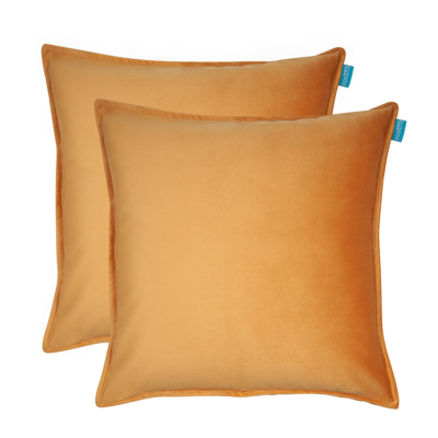 Sierkussen Fluweel uni 50x50 cm (set van 2)
