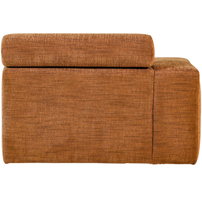 Novi chaise longue element arm links ribstof terra