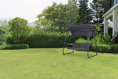 Tuin Nigel schommelbank donkergrijs - 208 x 138 cm