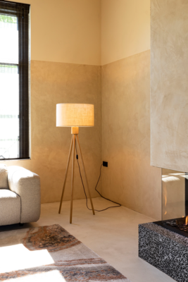 Zuiver vloerlamp Fan Bamboo