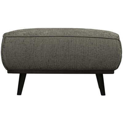 Statement hocker lichtbruin melange