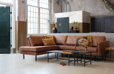 Hoekbank Rodeo cognac