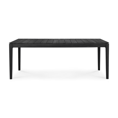 Ethnicraft - Outdoor - Teak Bok tuintafel - zwart
