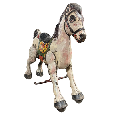 Paard ijzer mixed color uniek