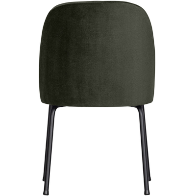 Vogue eetkamerstoel structure velvet brass