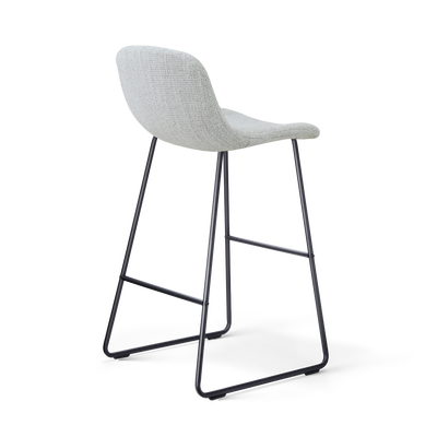 Barkruk Nino-Mats zwart onderstel 75 cm