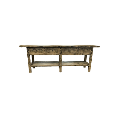 Wandtafel zwart finish 4 la en plank uniek