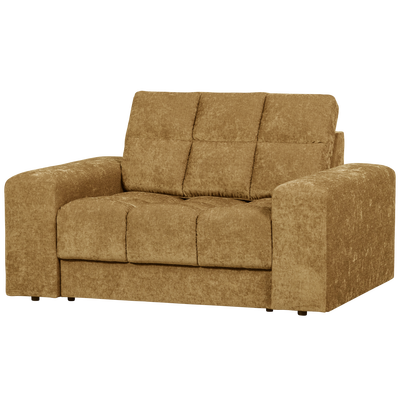 Second date loveseat velvet warmgrijs