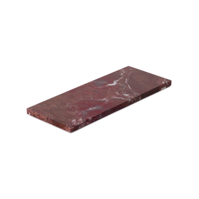 Dienblad marmer rood S