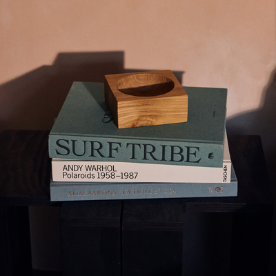 HKliving Schaal Teak cube bowl small