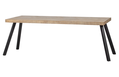 WOOOD tafel Tablo mango visgraat 180x90