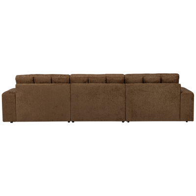 Second date chaise longue links velvet antraciet