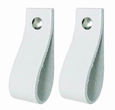 Leren handgrepen - De lus - maat XS | set van 2 - incl. 4 schroefjes