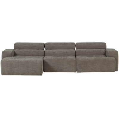 Novi chaise longue bank links oranje melange