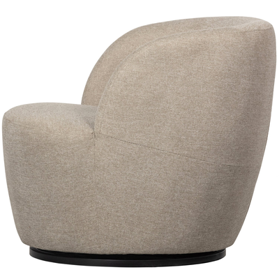 Serra draaifauteuil naturel melange