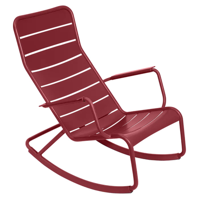 Fermob Tuinstoel Luxembourg rocking chair chili