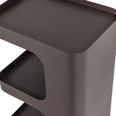 Vire bijzettafel metaal donkerbruin