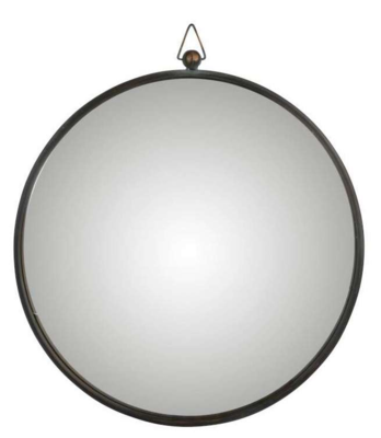 Spiegel Rond zwart