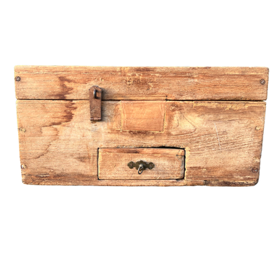Oude opbergkist uniek item