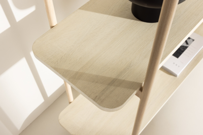 Nuku Open Kast 120cm - Licht Eiken