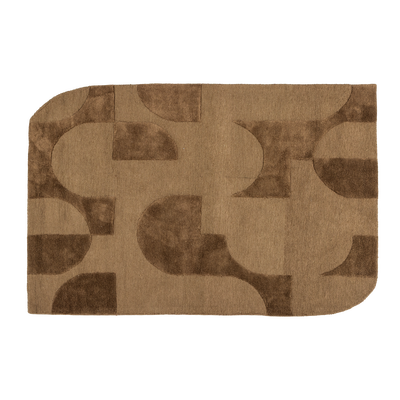 Livo vloerkleed viscose/wol grijs 170x240 cm