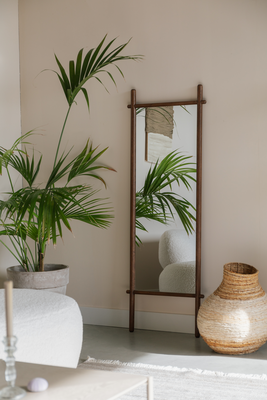 Mirror solene walnut