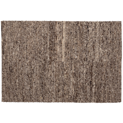 Efia vloerkleed wol bruin melange 170x240 cm