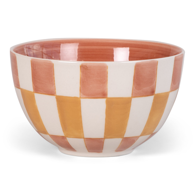 Kom Bowie pink green 13 cm