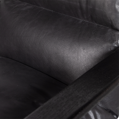Houston fauteuil boucle/hout naturel