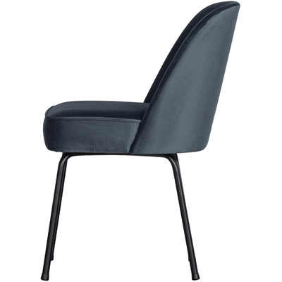 Vogue eetkamerstoel structure velvet brass