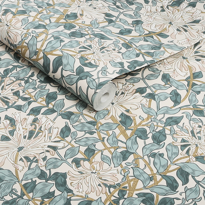 Behang William Morris at Home Honeysuckle