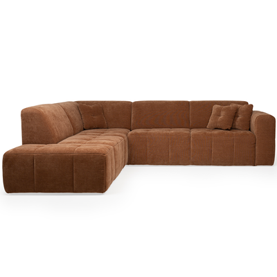 JaxxChoice hoekbank Kady roestbruin