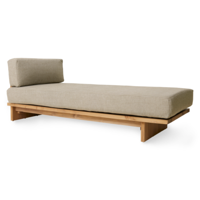 HKliving ligstoel Outdoor Daybed Teak