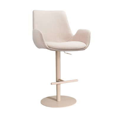 Niva-Eef draaibare tulp barkruk - beige
