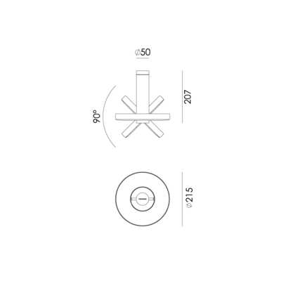 Tonone plafondlamp Beads Direct