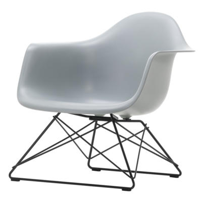 Vitra loungestoel Eames LAR zwart onderstel