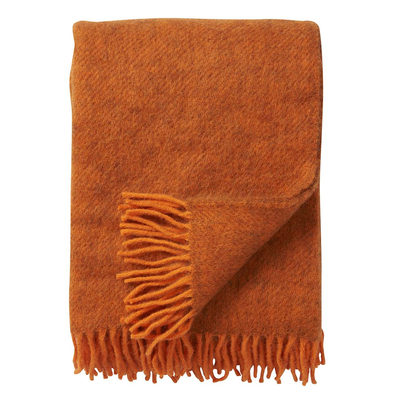 Klippan plaid Gotland terracotta