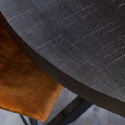 Tafel Maas Rond Zwart