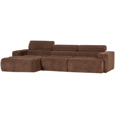 Novi chaise longue bank links oranje melange