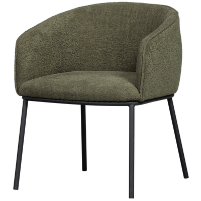 Leon eetkamerstoel boucle naturel melange